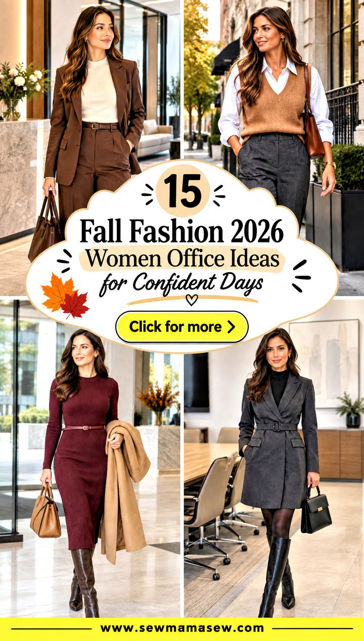 15 Fall Fashion 2026 Women Office Ideas for Confident Days - 15 Fall Fashion 2026 Women Office Ideas for Confident Days