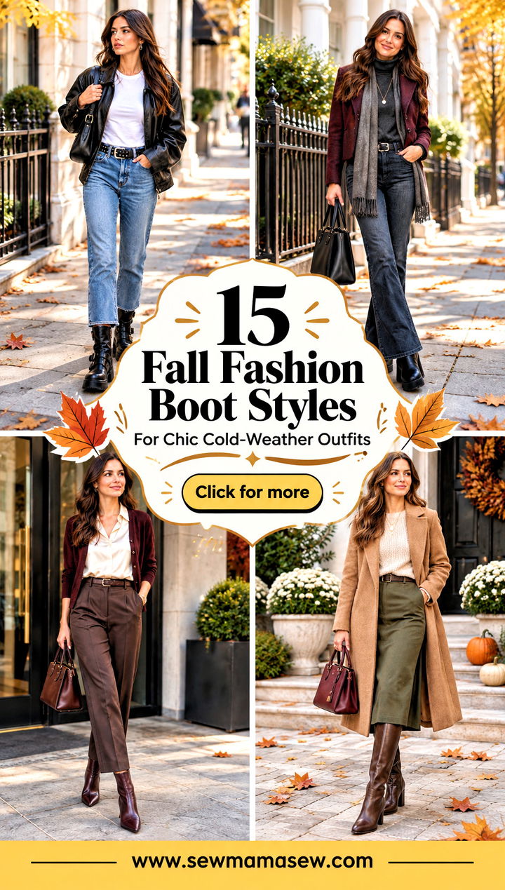 15 Fall Fashion Boot Styles For Chic Cold-Weather Outfits - 15 Fall Fashion Boot Styles For Chic Cold-Weather Outfits