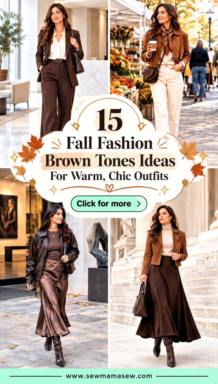 15 Fall Fashion Brown Tones Ideas For Warm Chic Outfits - 15 Fall Fashion Brown Tones Ideas For Warm, Chic Outfits