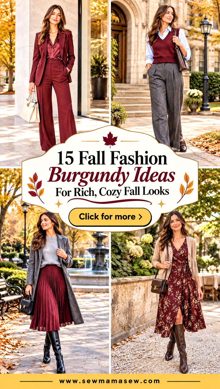 15 Fall Fashion Burgundy Ideas For Rich Cozy Fall Looks - 15 Fall Fashion Burgundy Ideas For Rich, Cozy Fall Looks