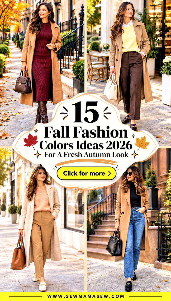 15 Fall Fashion Colors Ideas 2026 For A Fresh Autumn Look - 15 Fall Fashion Colors Ideas 2026 For A Fresh Autumn Look
