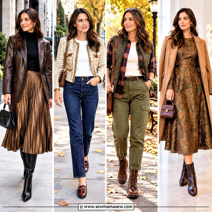 15 Fall Fashion Fabric Inspiration Ideas For Cozy Layers