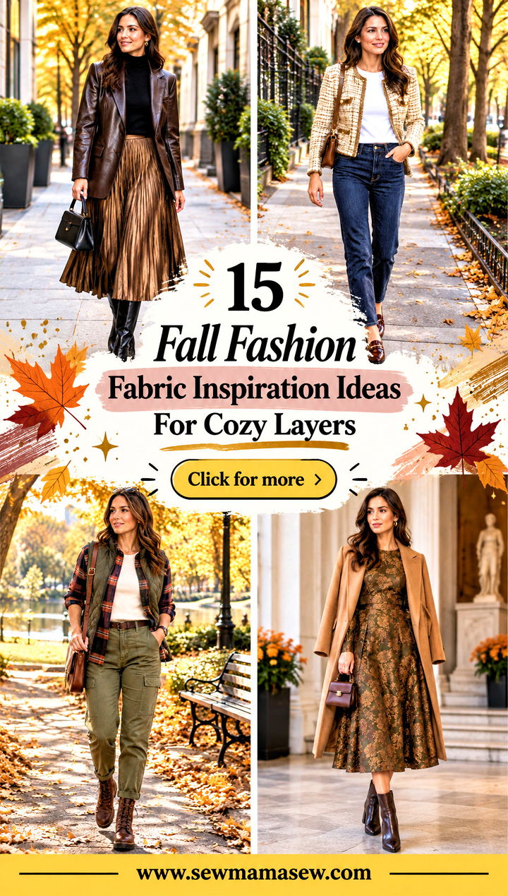 15 Fall Fashion Fabric Inspiration Ideas For Cozy Layers - 15 Fall Fashion Fabric Inspiration Ideas For Cozy Layers