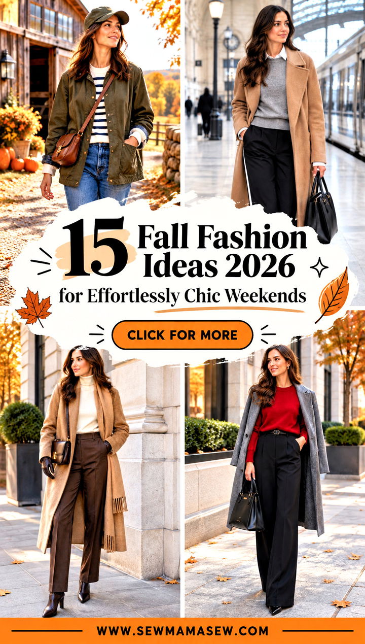 15 Fall Fashion Ideas 2026 for Effortlessly Chic Weekends - 15 Fall Fashion Ideas 2026 for Effortlessly Chic Weekends