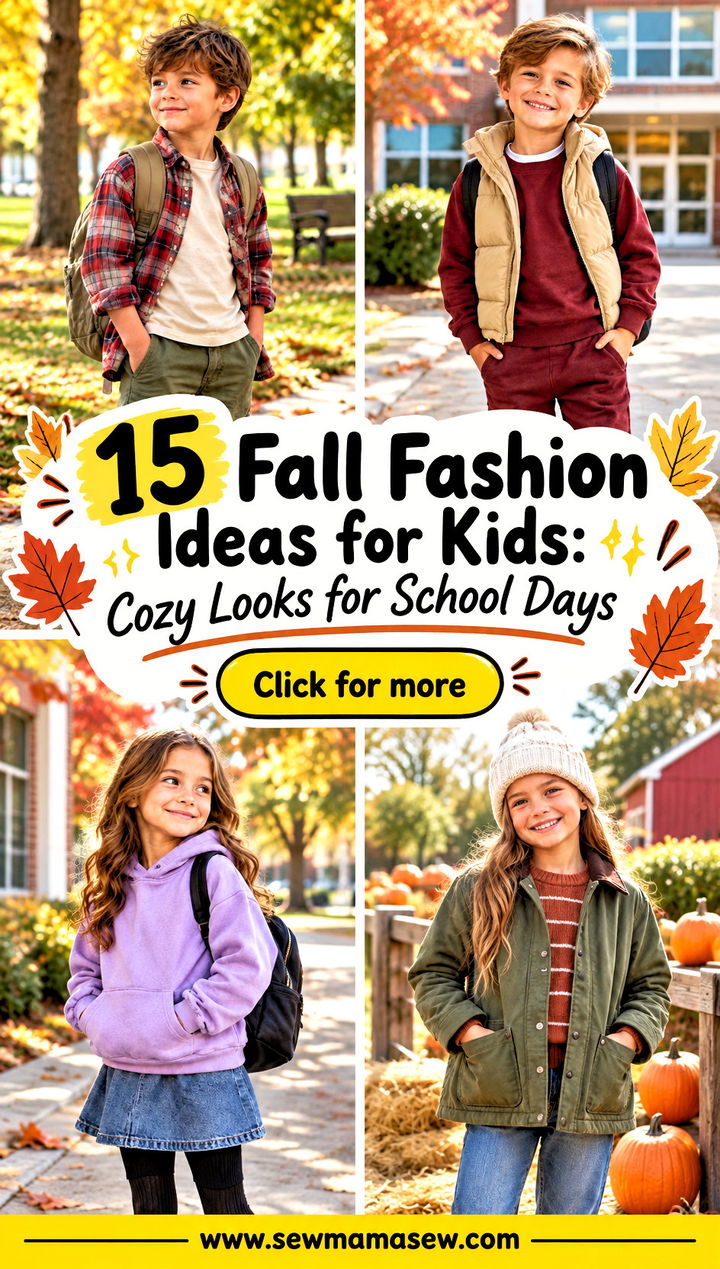 15 Fall Fashion Ideas for Kids Cozy Looks for School Days - 15 Fall Fashion Ideas for Kids: Cozy Looks for School Days