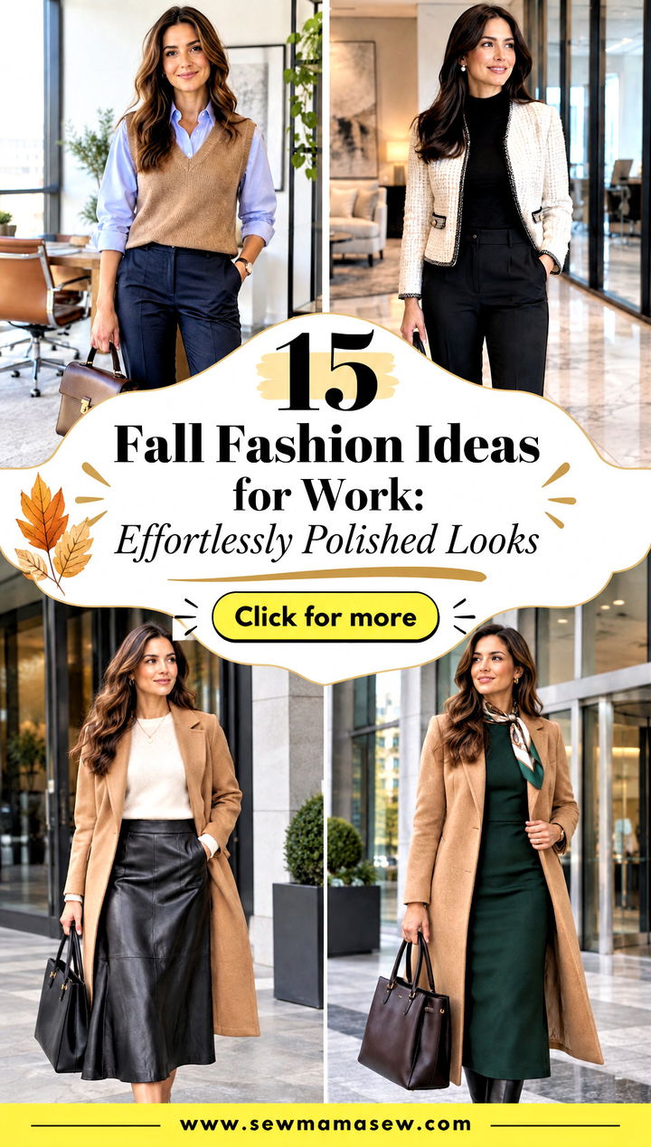 15 Fall Fashion Ideas for Work Effortlessly Polished Looks - 15 Fall Fashion Ideas for Work: Effortlessly Polished Looks