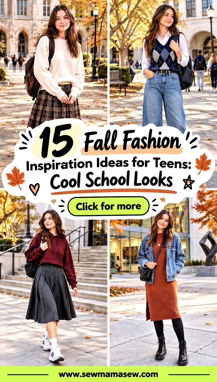 15 Fall Fashion Inspiration Ideas for Teens Cool School Looks - 15 Fall Fashion Inspiration Ideas for Teens: Cool School Looks
