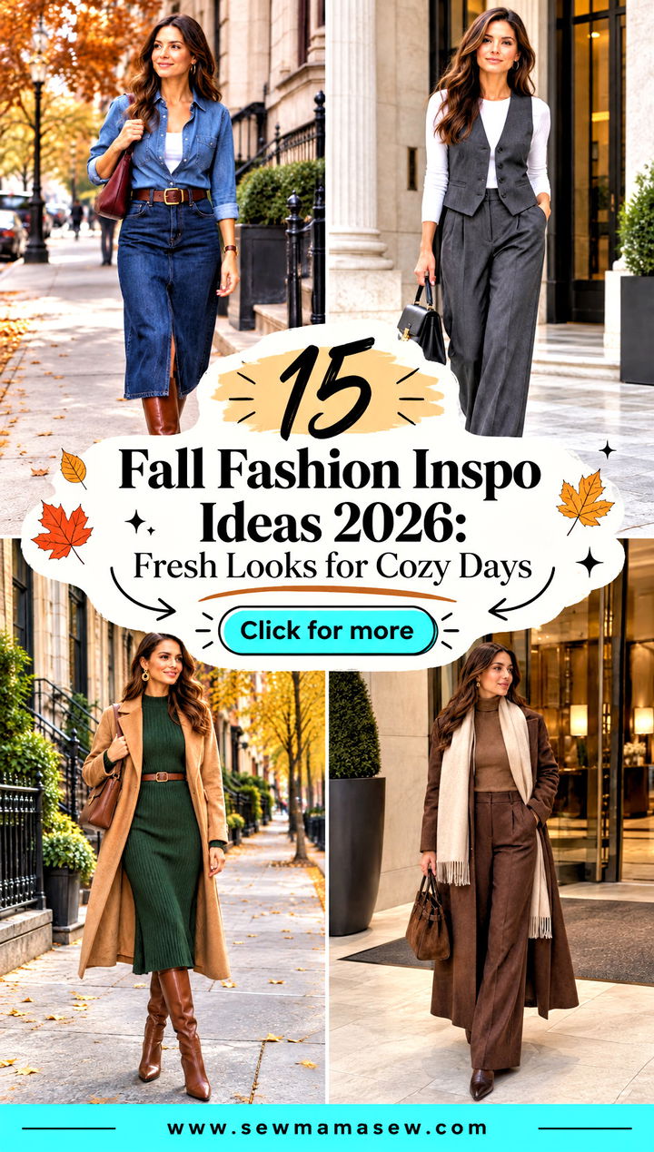 15 Fall Fashion Inspo Ideas 2026 Fresh Looks for Cozy Days - 15 Fall Fashion Inspo Ideas 2026: Fresh Looks for Cozy Days