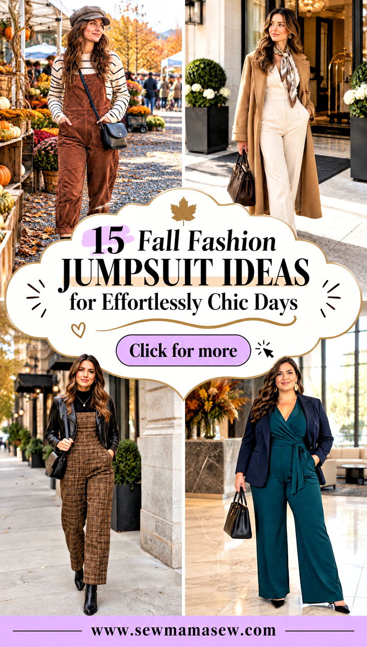 15 Fall Fashion Jumpsuit Ideas for Effortlessly Chic Days - 15 Fall Fashion Jumpsuit Ideas for Effortlessly Chic Days