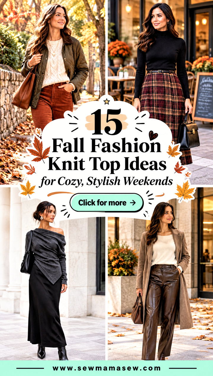 15 Fall Fashion Knit Top Ideas for Cozy Stylish Weekends - 15 Fall Fashion Knit Top Ideas for Cozy, Stylish Weekends