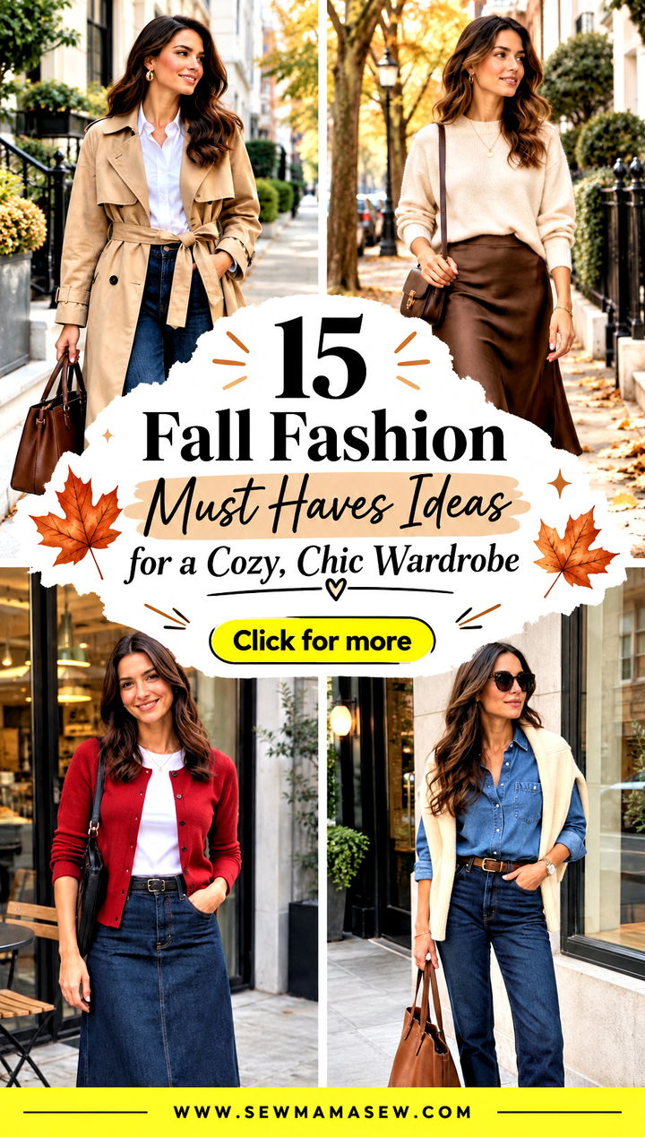 15 Fall Fashion Must Haves Ideas for a Cozy Chic Wardrobe - 15 Fall Fashion Must Haves Ideas for a Cozy, Chic Wardrobe