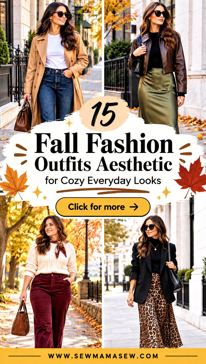 15 Fall Fashion Outfits Aesthetic for Cozy Everyday Looks - 15 Fall Fashion Outfits Aesthetic for Cozy Everyday Looks