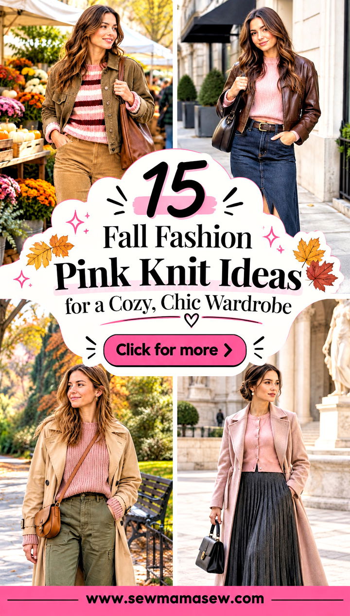 15 Fall Fashion Pink Knit Ideas for a Cozy Chic Wardrobe - 15 Fall Fashion Pink Knit Ideas for a Cozy, Chic Wardrobe