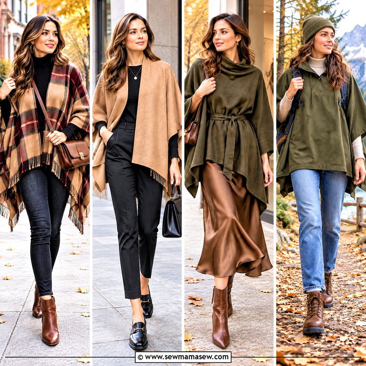 15 Fall Fashion Poncho Style Ideas for Effortless Warmth