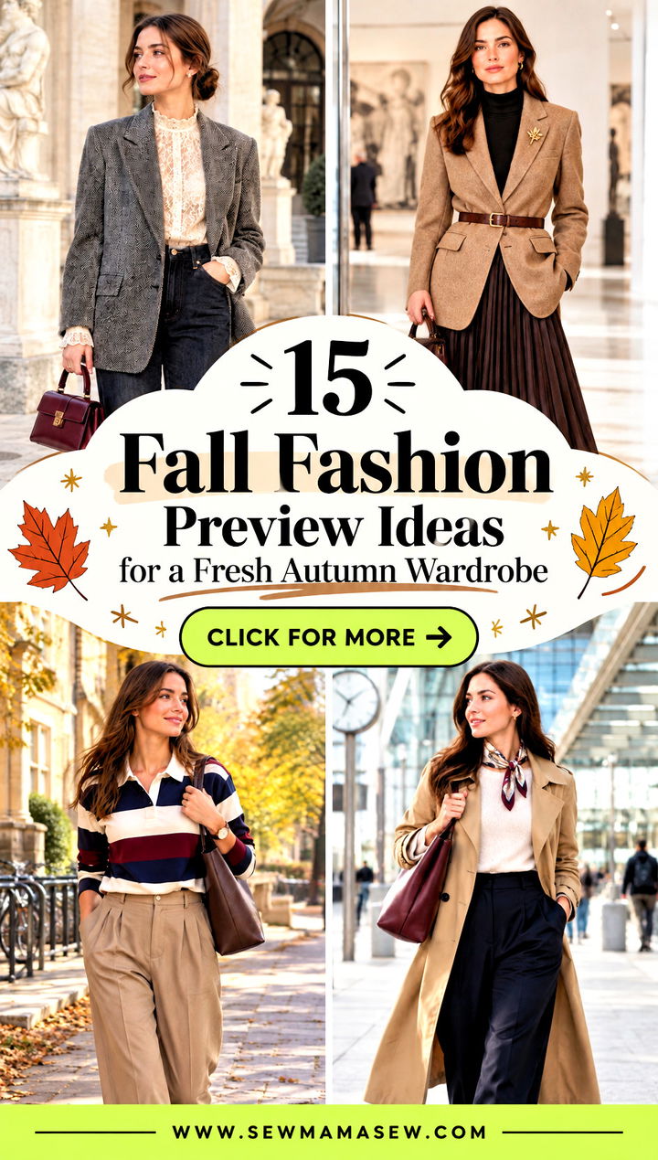 15 Fall Fashion Preview Ideas for a Fresh Autumn Wardrobe - 15 Fall Fashion Preview Ideas for a Fresh Autumn Wardrobe