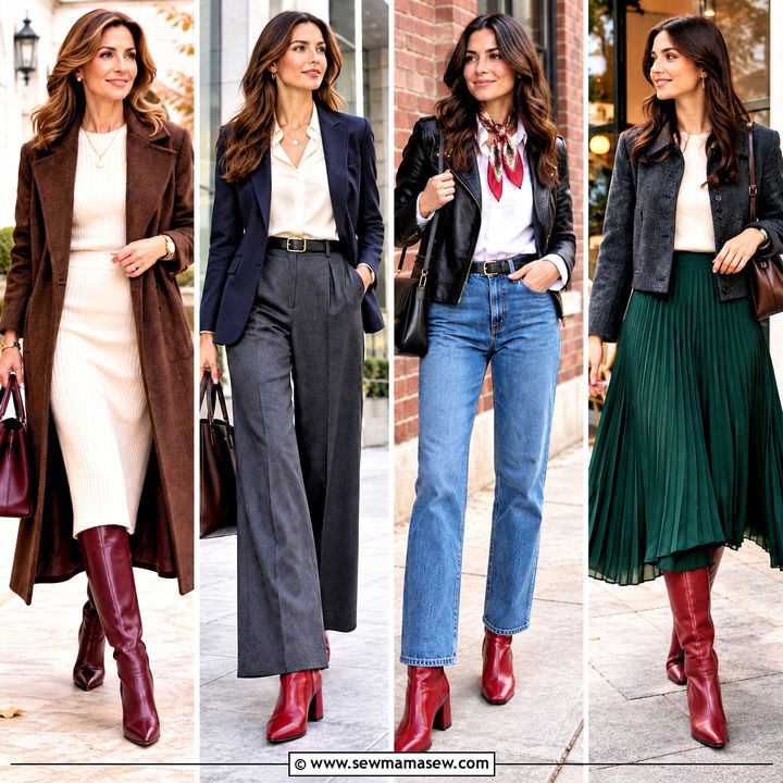 15 Fall Fashion Red Boots for Bold, Beautiful Autumn Looks