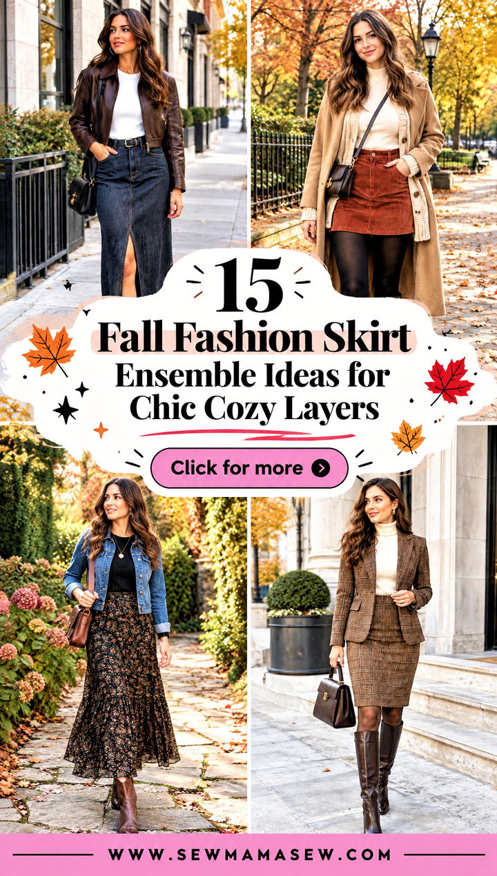 15 Fall Fashion Skirt Ensemble Ideas for Chic Cozy Layers - 15 Fall Fashion Skirt Ensemble Ideas for Chic Cozy Layers