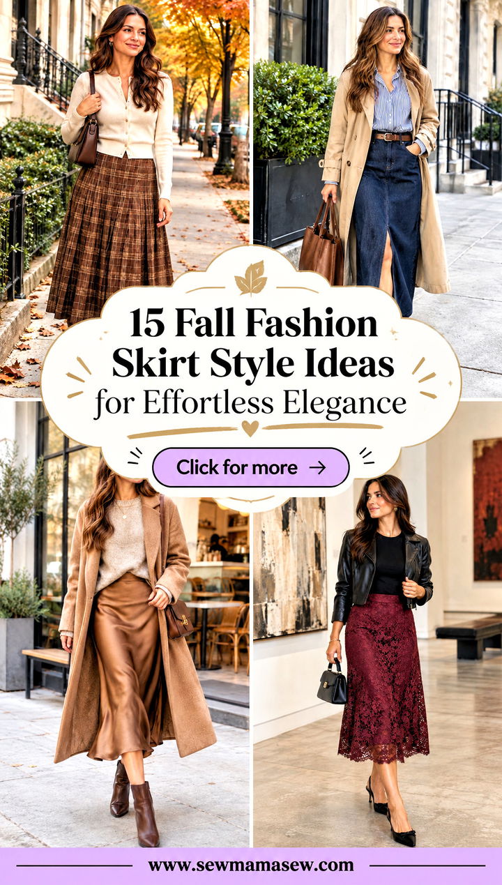 15 Fall Fashion Skirt Style Ideas for Effortless Elegance - 15 Fall Fashion Skirt Style Ideas for Effortless Elegance