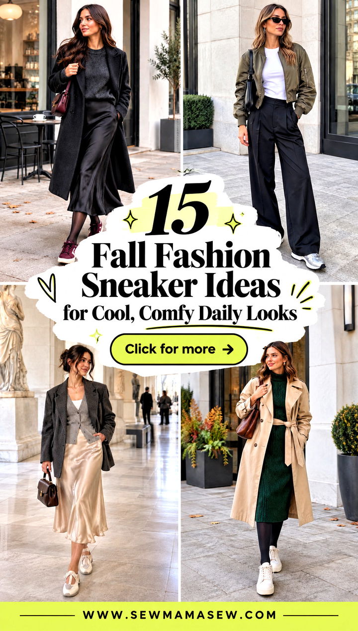 15 Fall Fashion Sneaker Ideas for Cool Comfy Daily Looks - 15 Fall Fashion Sneaker Ideas for Cool, Comfy Daily Looks