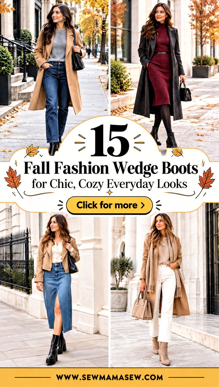 15 Fall Fashion Wedge Boots for Chic Cozy Everyday Looks - 15 Fall Fashion Wedge Boots for Chic, Cozy Everyday Looks