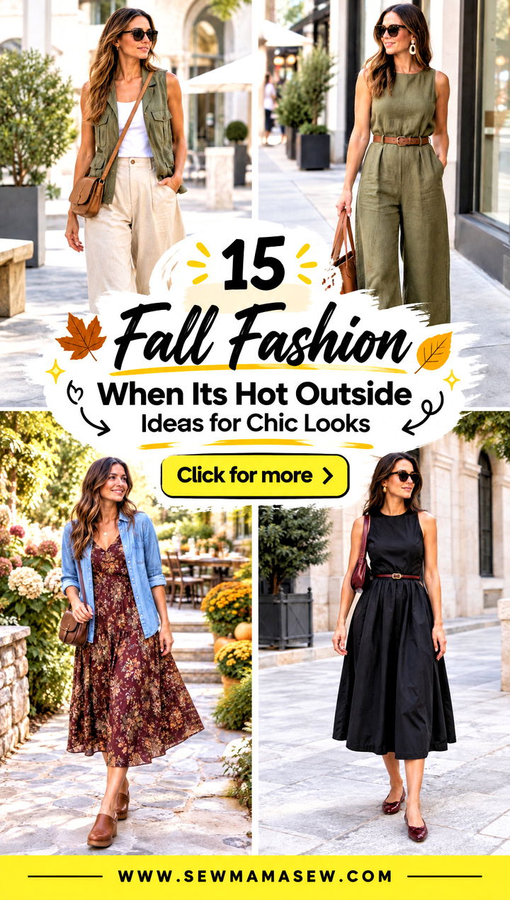 15 Fall Fashion When Its Hot Outside Ideas for Chic Looks - 15 Fall Fashion When Its Hot Outside Ideas for Chic Looks