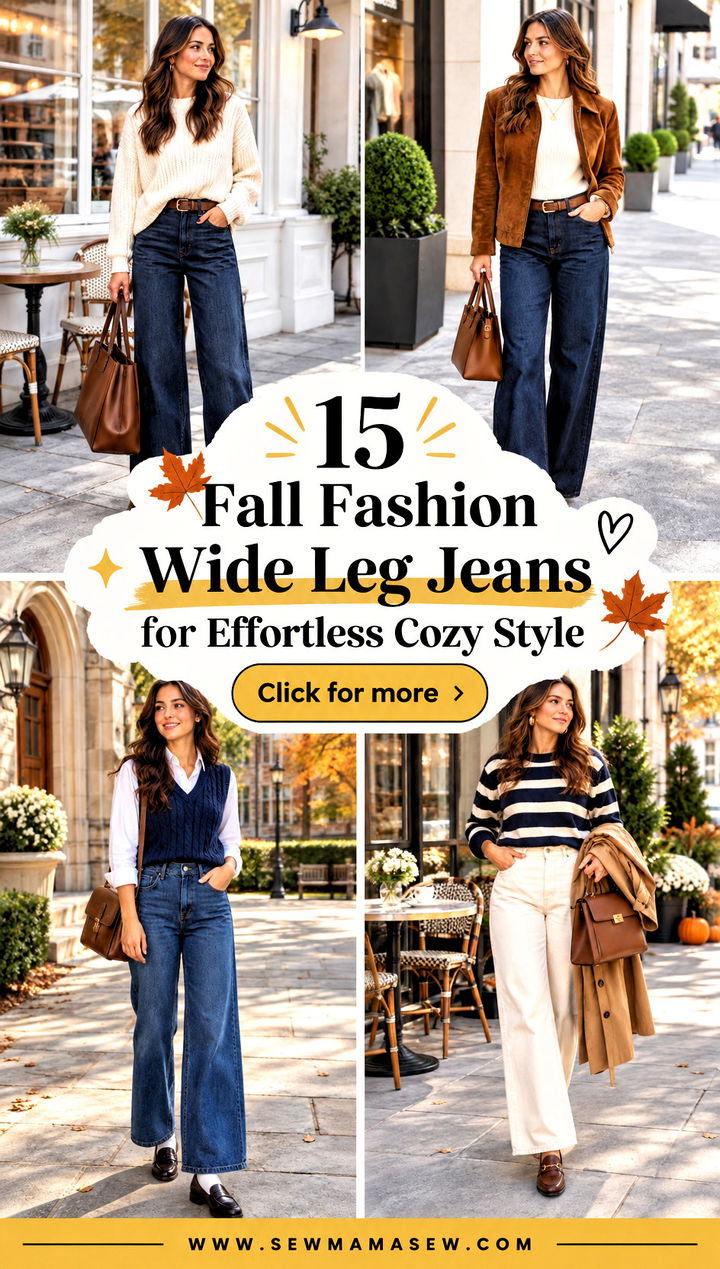 15 Fall Fashion Wide Leg Jeans for Effortless Cozy Style - 15 Fall Fashion Wide Leg Jeans for Effortless Cozy Style