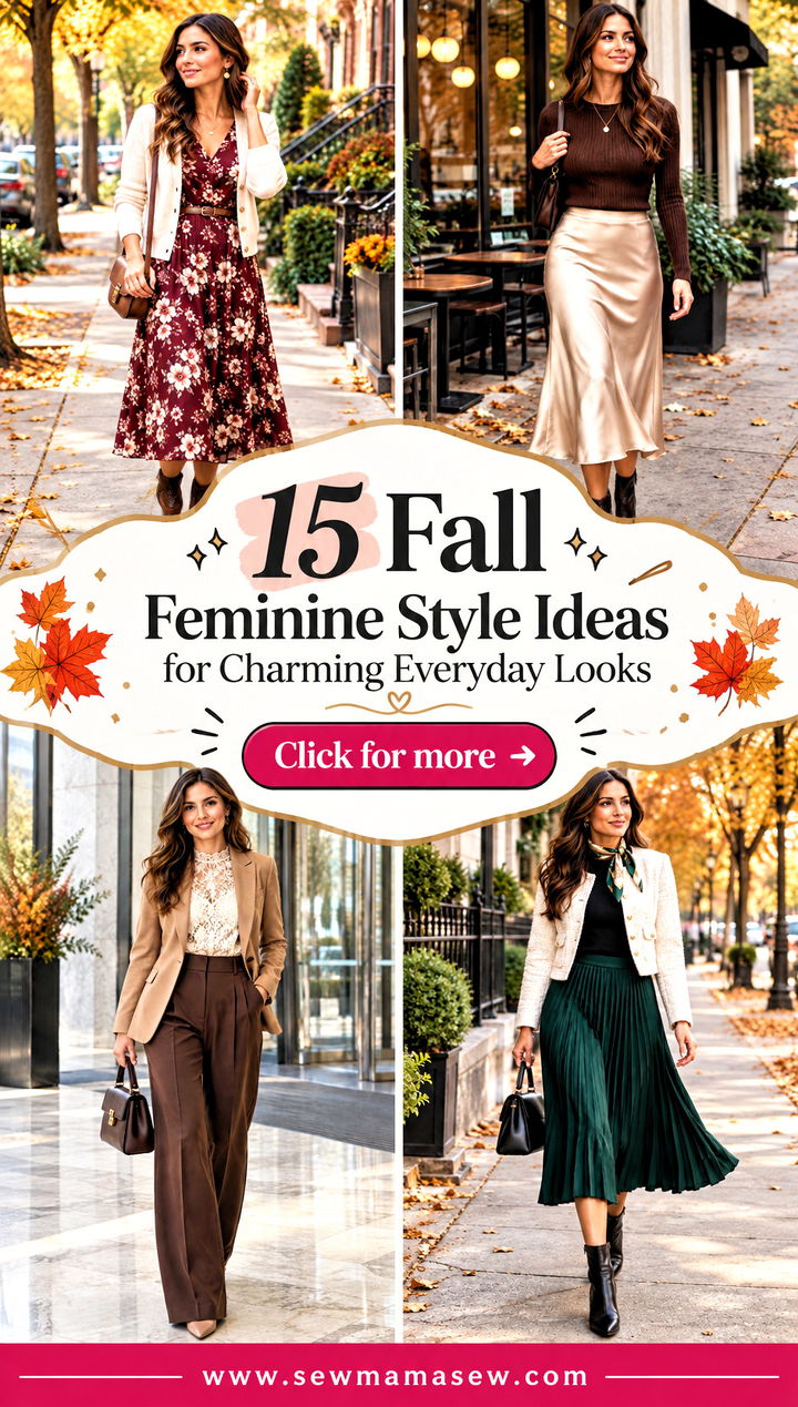 15 Fall Feminine Style Ideas for Charming Everyday Looks - 15 Fall Feminine Style Ideas for Charming Everyday Looks