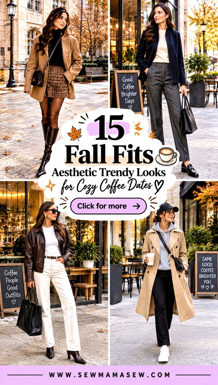 15 Fall Fits Aesthetic Trendy Looks for Cozy Coffee Dates - 15 Fall Fits Aesthetic Trendy Looks for Cozy Coffee Dates