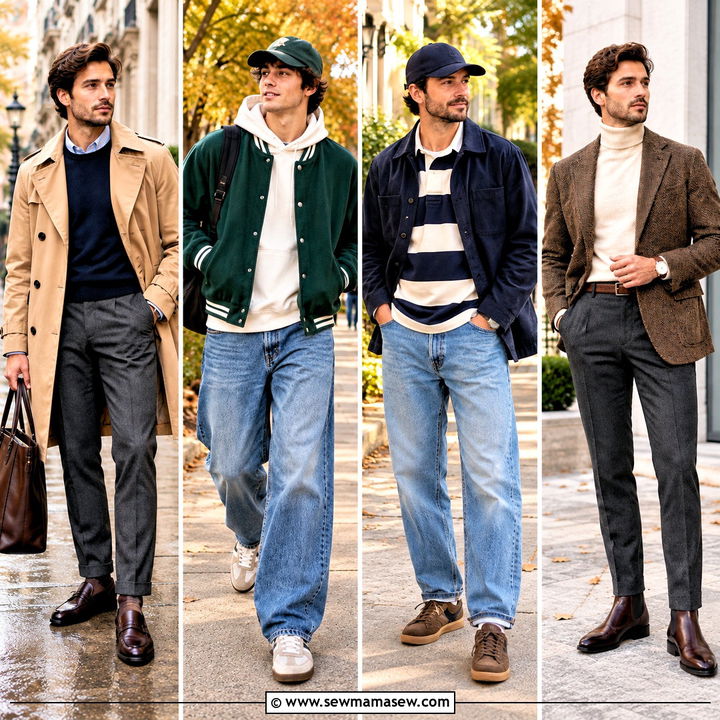 15 Fall Fits Men Aesthetic Looks for Confident City Style