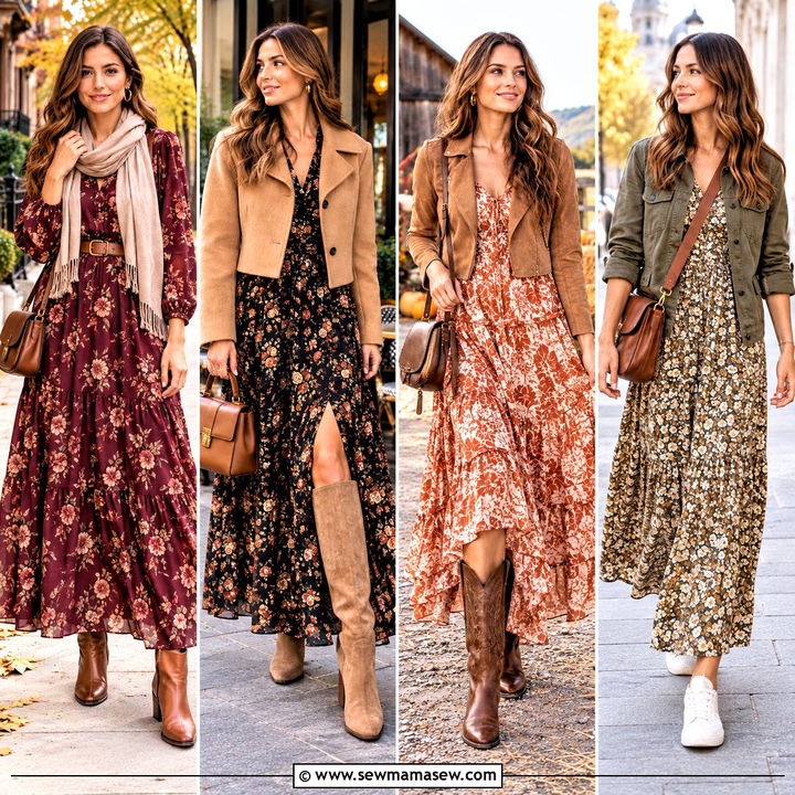 15 Fall Floral Maxi Dress Ideas for Effortless Autumn Charm