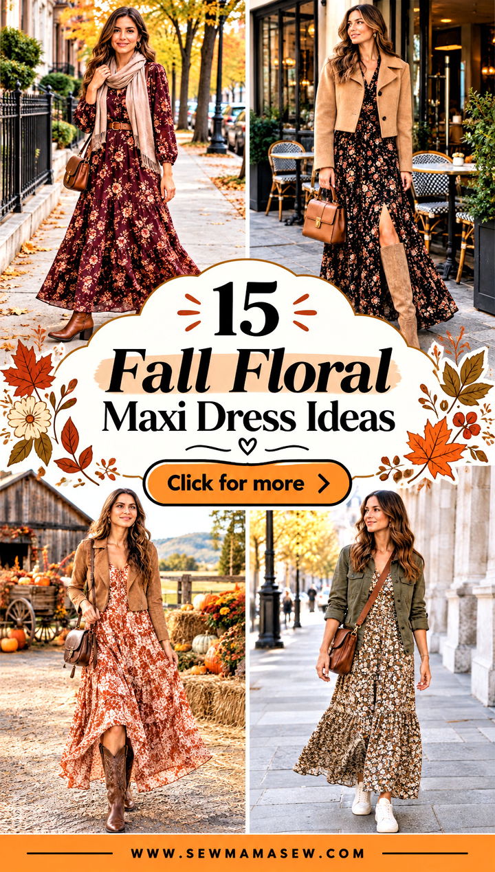 15 Fall Floral Maxi Dress Ideas for Effortless Autumn Charm - 15 Fall Floral Maxi Dress Ideas for Effortless Autumn Charm