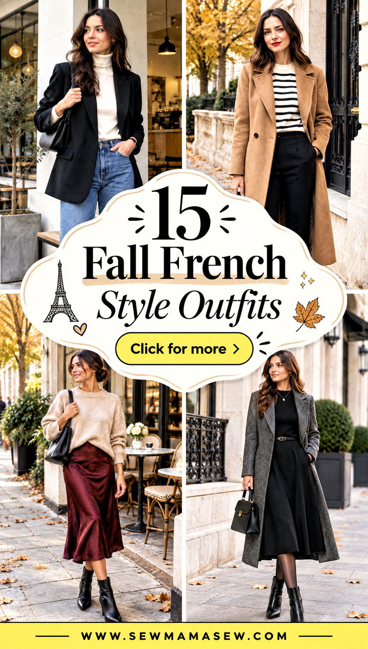 15 Fall French Style Outfits for Effortless Everyday Chic - 15 Fall French Style Outfits for Effortless Everyday Chic