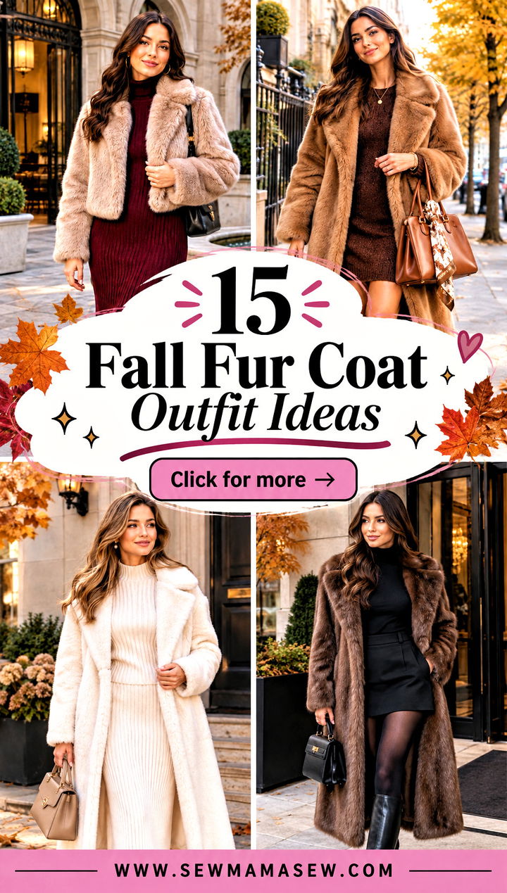 15 Fall Fur Coat Outfit Ideas for Cozy Glamorous Evenings - 15 Fall Fur Coat Outfit Ideas for Cozy, Glamorous Evenings