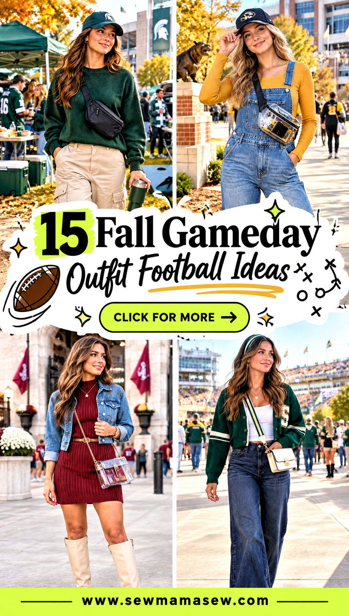15 Fall Gameday Outfit Football Ideas for Cozy Team Spirit - 15 Fall Gameday Outfit Football Ideas for Cozy Team Spirit