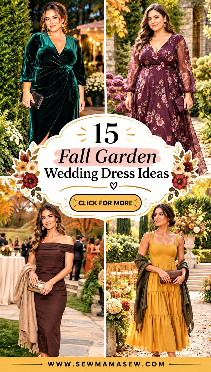 15 Fall Garden Wedding Dress Ideas for Romantic Outdoor Vows - 15 Fall Garden Wedding Dress Ideas for Romantic Outdoor Vows