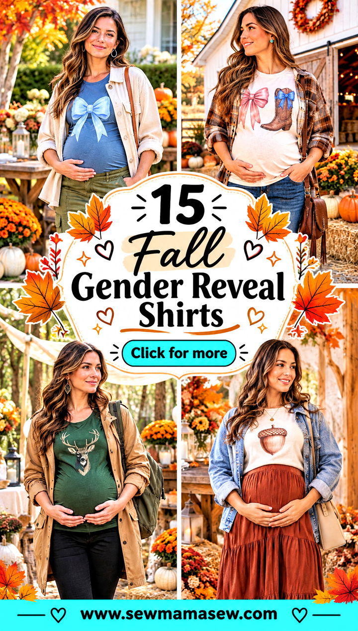 15 Fall Gender Reveal Shirts for Sweet Autumn Celebrations - 15 Fall Gender Reveal Shirts for Sweet Autumn Celebrations