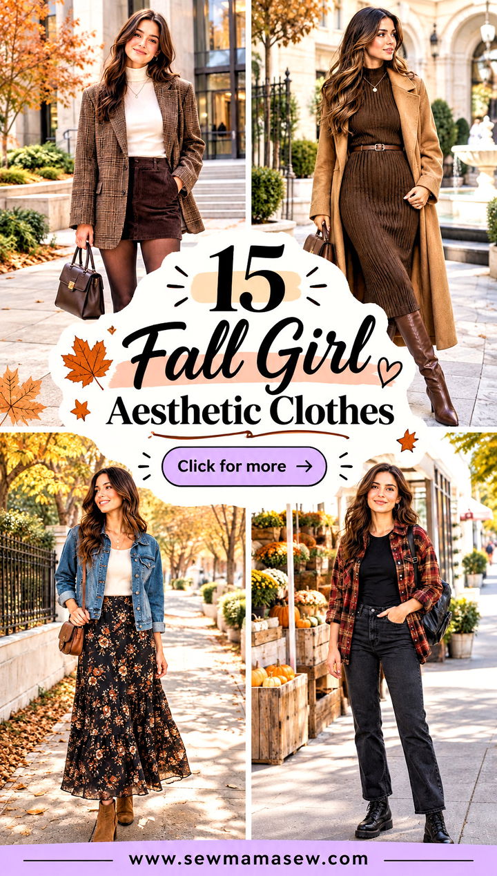15 Fall Girl Aesthetic Clothes for Dreamy Cozy Daily Looks - 15 Fall Girl Aesthetic Clothes for Dreamy, Cozy Daily Looks