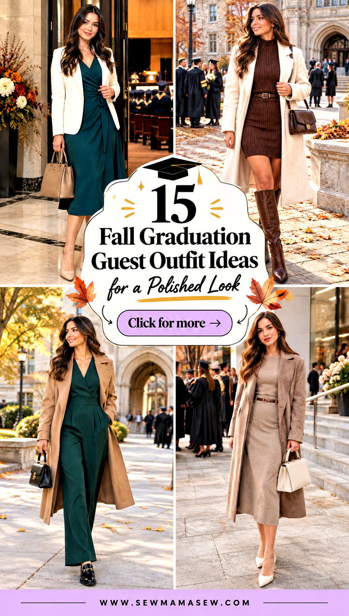 15 Fall Graduation Guest Outfit Ideas for a Polished Look - 15 Fall Graduation Guest Outfit Ideas for a Polished Look