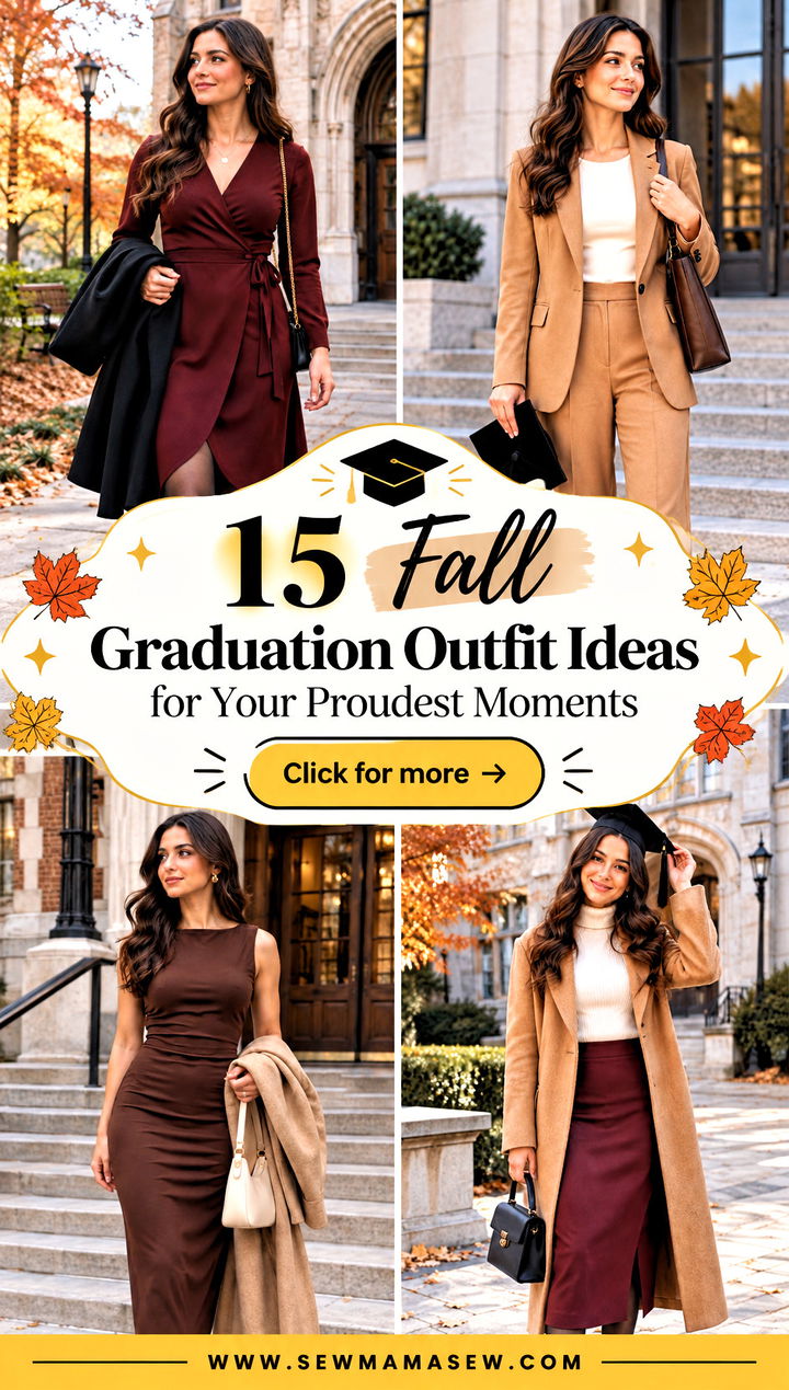 15 Fall Graduation Outfit Ideas for Your Proudest Moments - 15 Fall Graduation Outfit Ideas for Your Proudest Moments