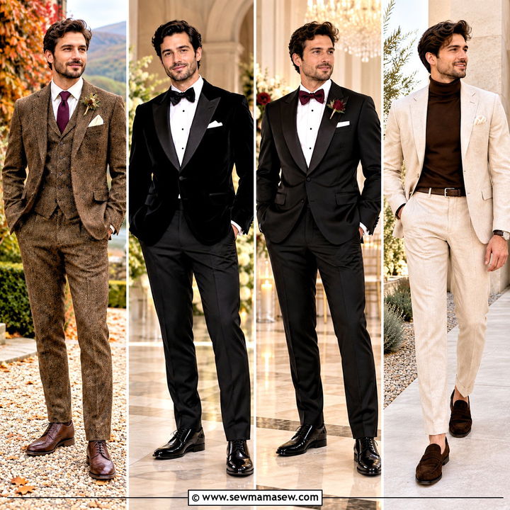15 Fall Groom Outfit Ideas for a Memorable Wedding Look