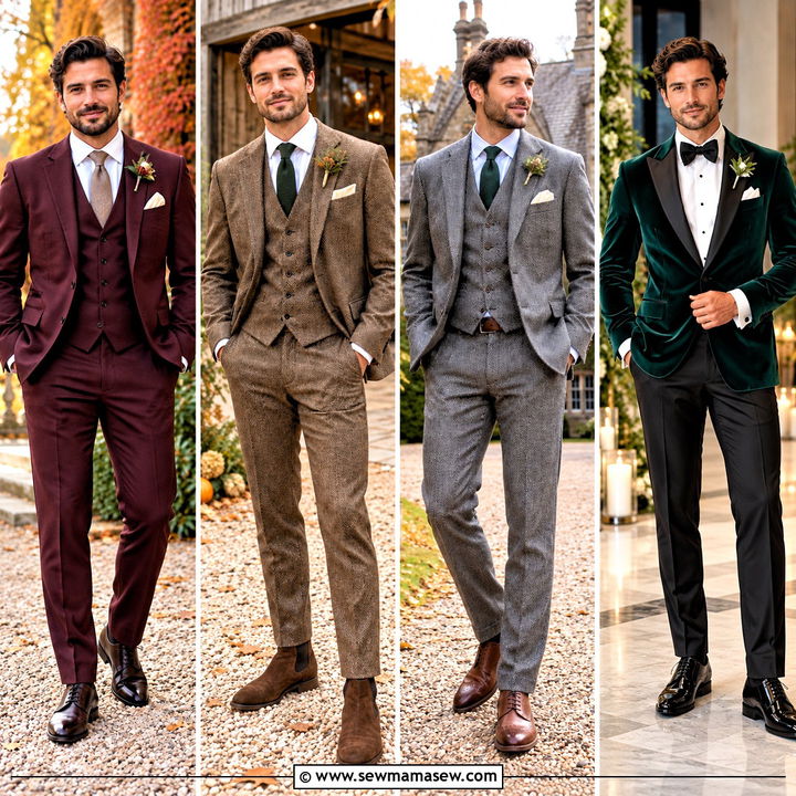 15 Fall Groom Wedding Attire Ideas for Elegant Autumn Vows