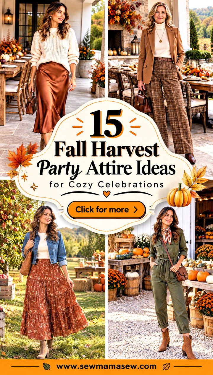 15 Fall Harvest Party Attire Ideas for Cozy Celebrations - 15 Fall Harvest Party Attire Ideas for Cozy Celebrations