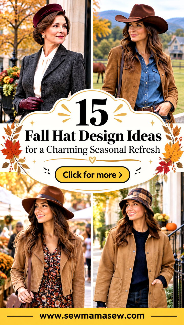15 Fall Hat Design Ideas for a Charming Seasonal Refresh - 15 Fall Hat Design Ideas for a Charming Seasonal Refresh