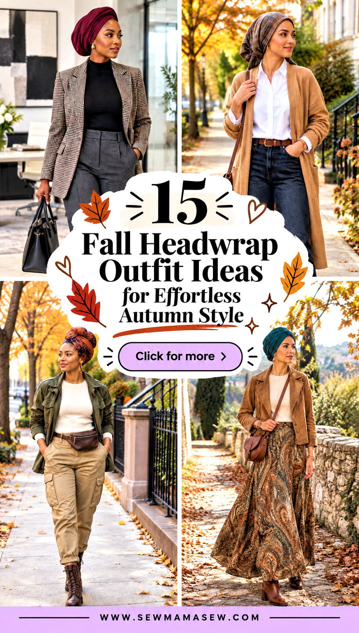 15 Fall Headwrap Outfit Ideas for Effortless Autumn Style - 15 Fall Headwrap Outfit Ideas for Effortless Autumn Style