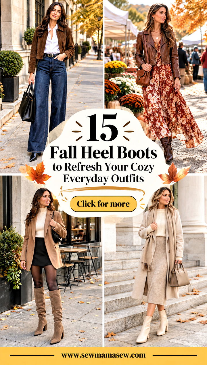 15 Fall Heel Boots to Refresh Your Cozy Everyday Outfits - 15 Fall Heel Boots to Refresh Your Cozy Everyday Outfits