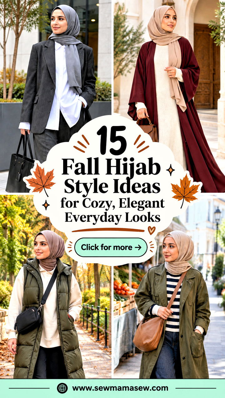 15 Fall Hijab Style Ideas for Cozy Elegant Everyday Looks - 15 Fall Hijab Style Ideas for Cozy, Elegant Everyday Looks