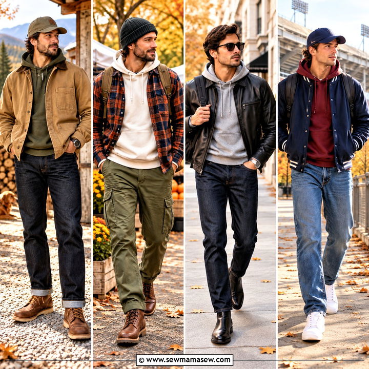 15 Fall Hoodie Outfit Ideas for Men for Laid-Back Weekends