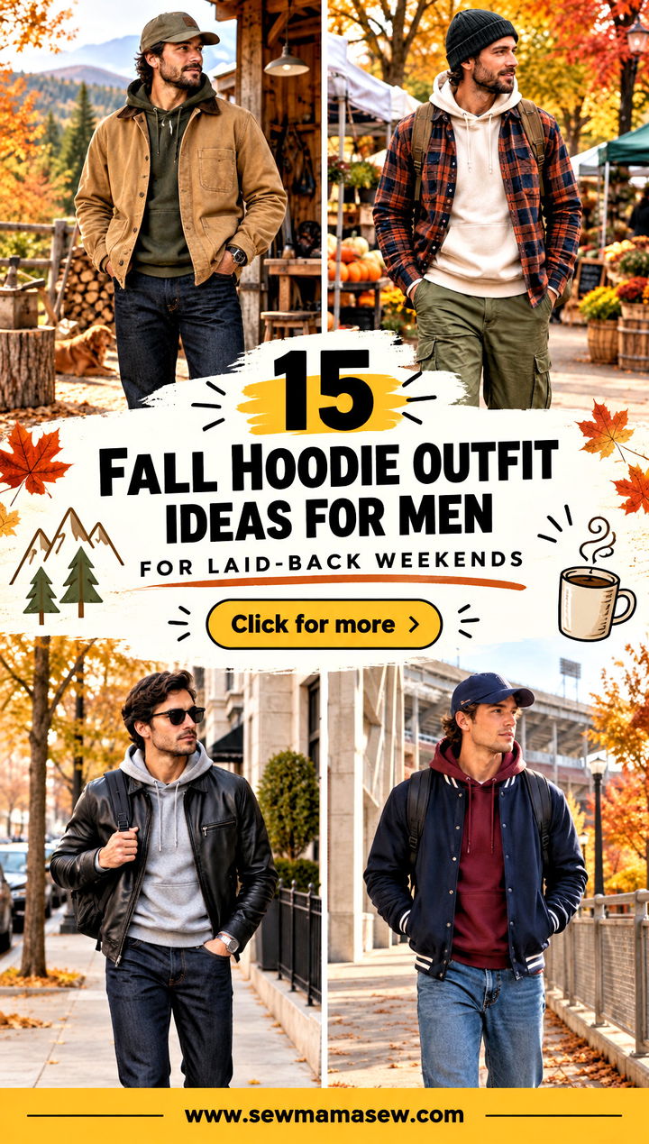 15 Fall Hoodie Outfit Ideas for Men for Laid-Back Weekends - 15 Fall Hoodie Outfit Ideas for Men for Laid-Back Weekends