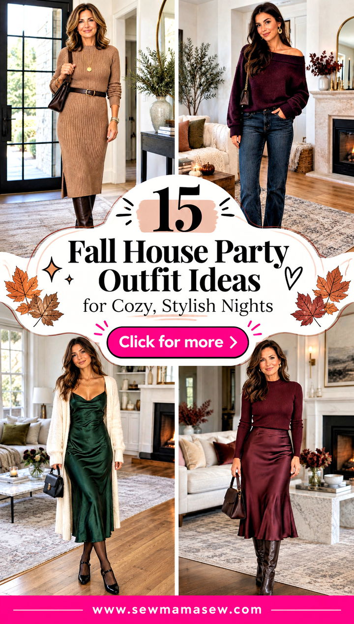 15 Fall House Party Outfit Ideas for Cozy Stylish Nights - 15 Fall House Party Outfit Ideas for Cozy, Stylish Nights