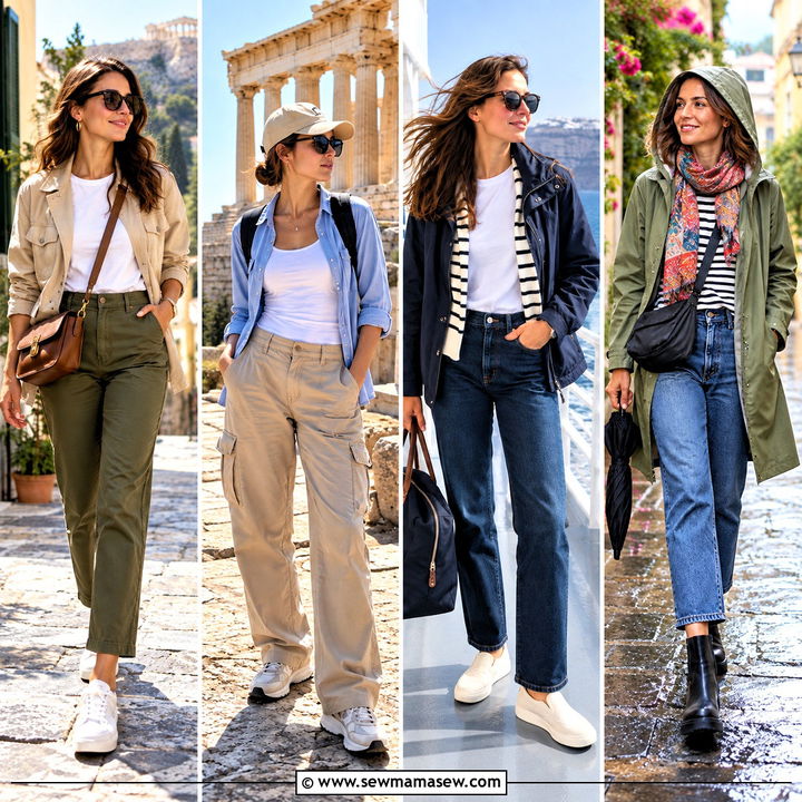 15 Fall In Greece Outfits for a Chic Mediterranean Escape
